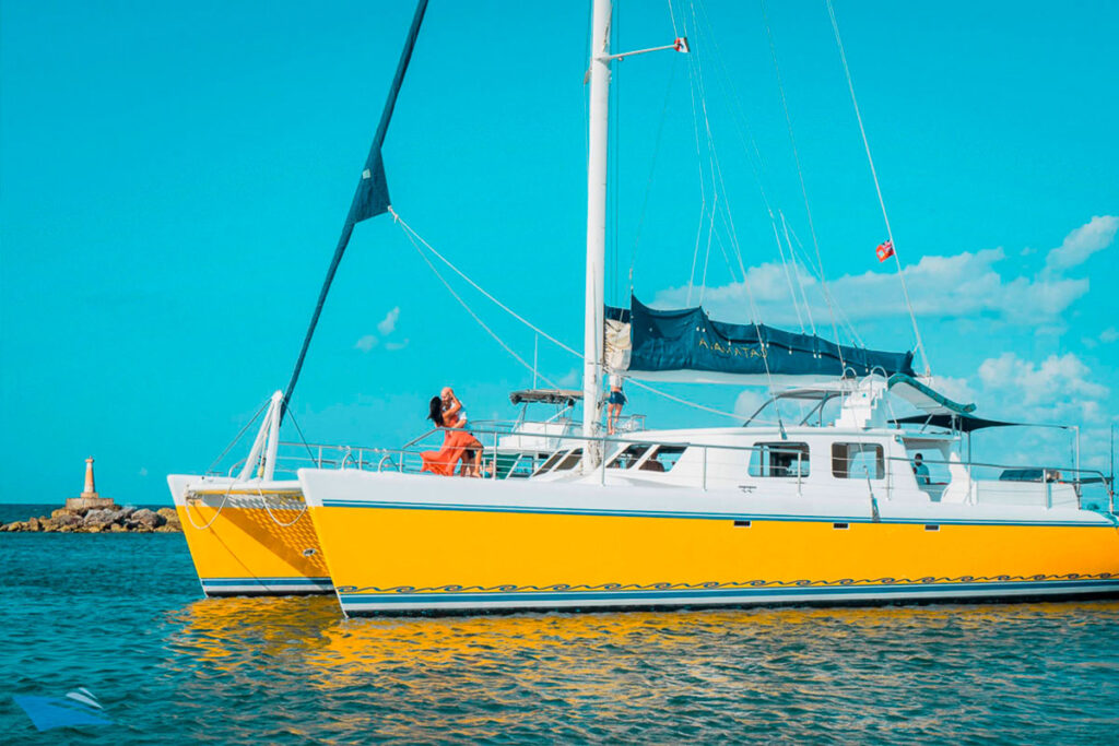 Sunset Cruise on a 65-Foot Luxury Catamaran